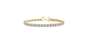 Ladies 10 Karat Gold Tennis Bracelet Illuminaire (1.00CT TDW)