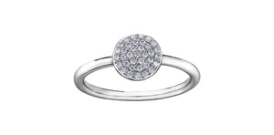 Ladies 10KTW Stackable Chichi Diamond Ring 36=0.15CT