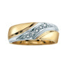 Matching Wedding Diamond Bands Diamond Band 10 Karat Gold (0.05CT TDW)
