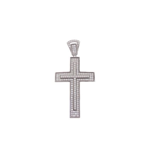 Pendant - Sterling Silver 925 Elevated Cross