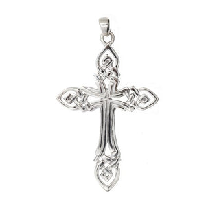 Pendant - Sterling Silver 925 Medium Celtic Inspired Cross