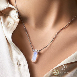 MoonMagic 925 Moonstone Necklace - Supernal