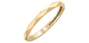Ladies 10 Karat Yellow Gold 1.9mm Stackable Ring
