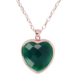 Bronzallure Romance Alba Heart Necklace