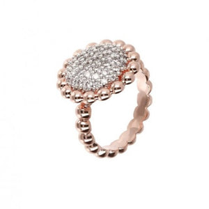 Bronzallure Shiny Ring CZ Size 16