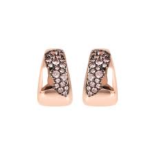 Bronzallure Rose Morganite Nano Stud